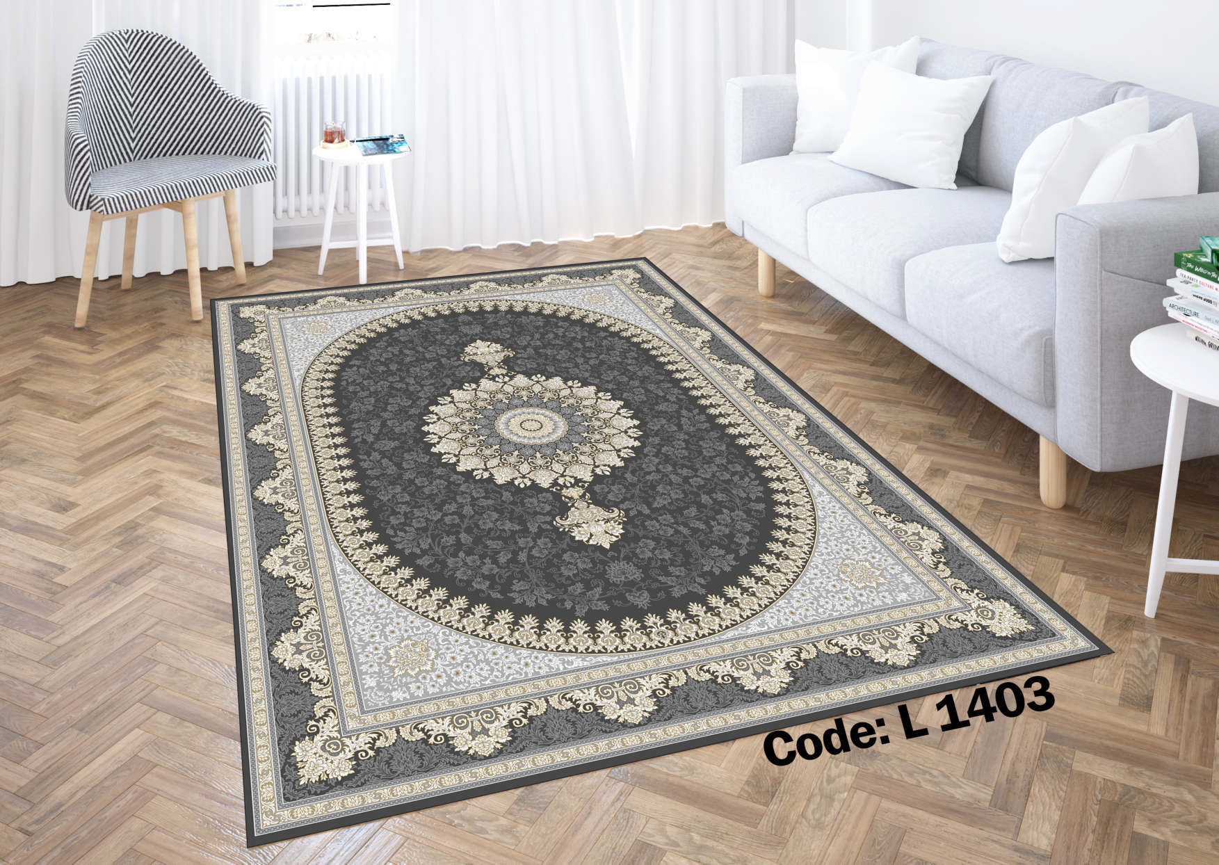روفرشی کشدار (کاور فرش) و فرشینه و پادری کالای خواب متین کد L 1403