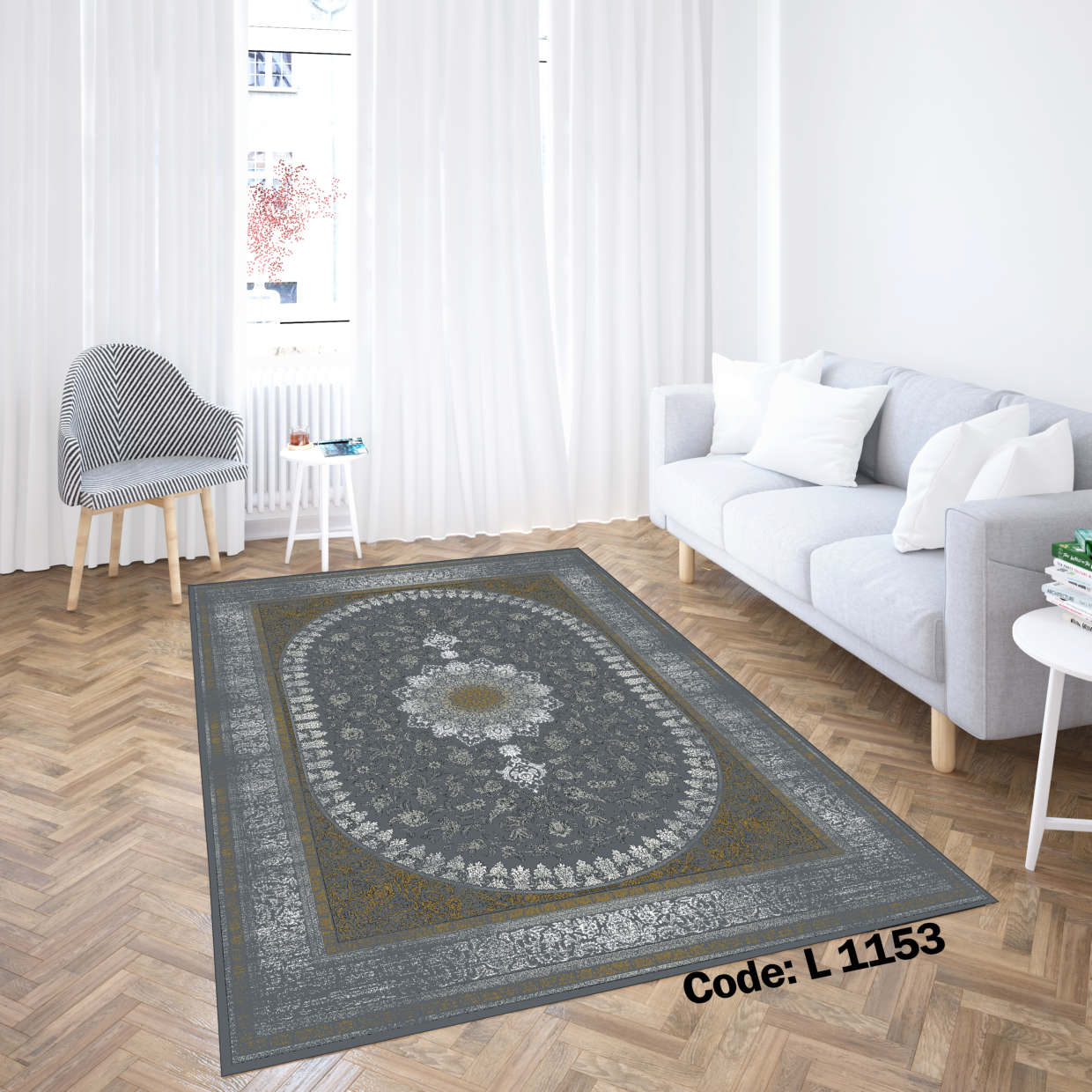 روفرشی کشدار (کاور فرش) و فرشینه و پادری کالای خواب متین کد L 1153