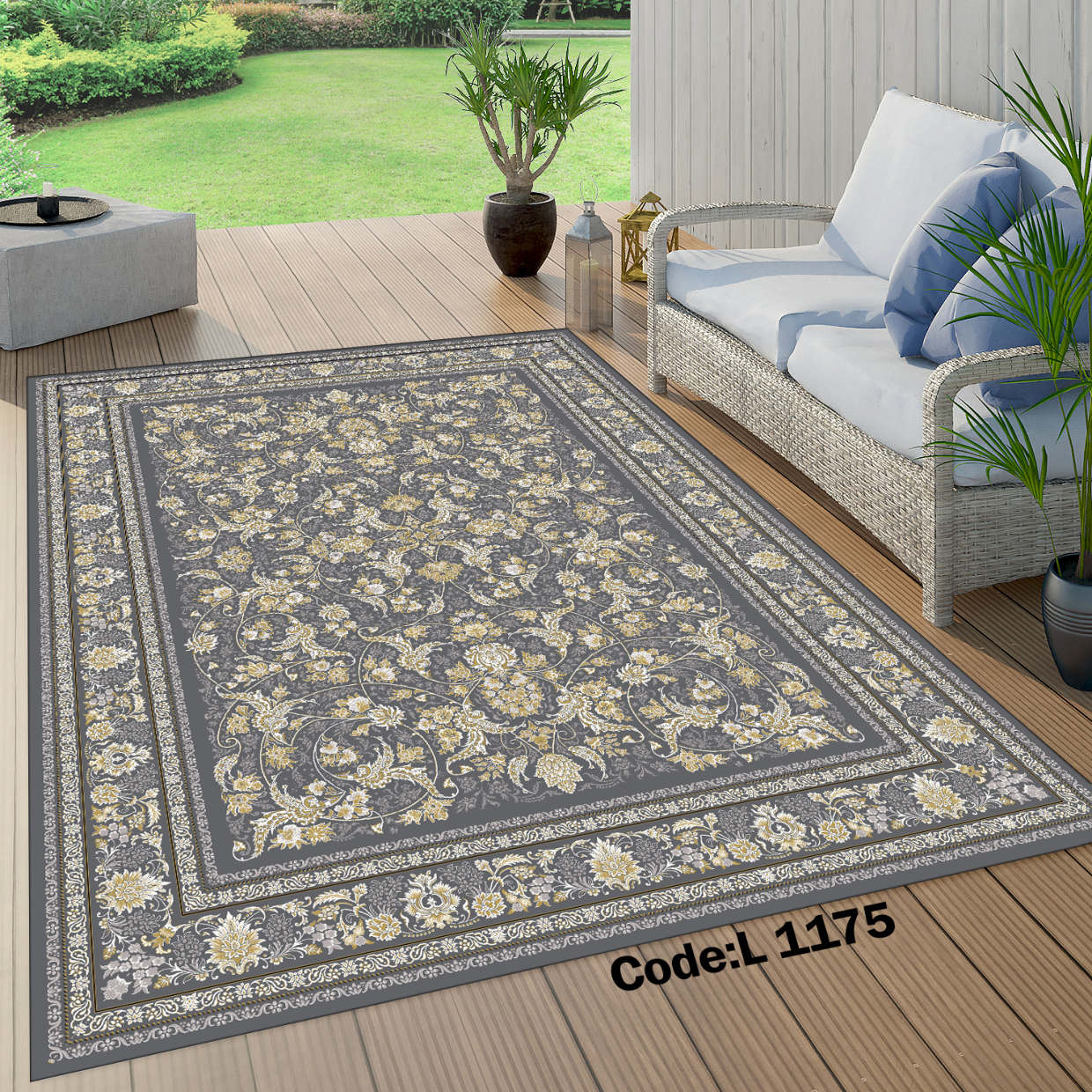 روفرشی کشدار (کاور فرش) و فرشینه و پادری کالای خواب متین کد L 1175