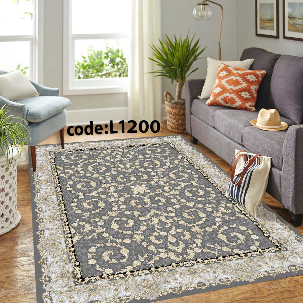 روفرشی کشدار (کاور فرش) و فرشینه و پادری کالای خواب متین کد L 1200
