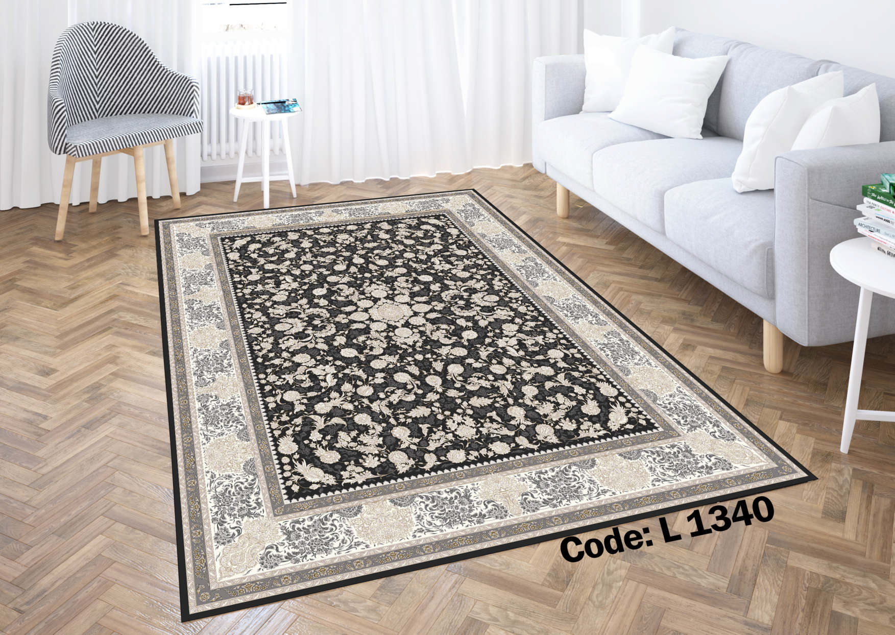 روفرشی کشدار (کاور فرش) و فرشینه و پادری کالای خواب متین کد L 1340