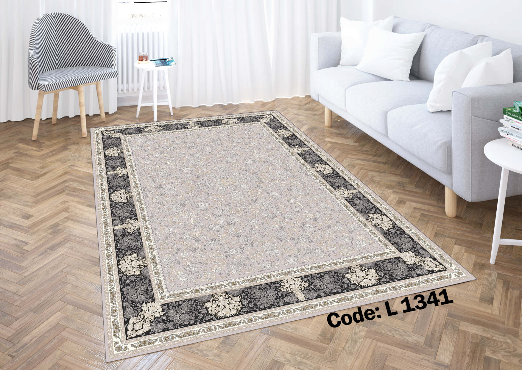 روفرشی کشدار (کاور فرش) و فرشینه و پادری کالای خواب متین کد L 1341