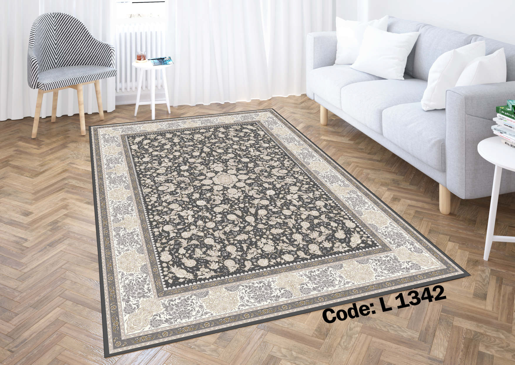 روفرشی کشدار (کاور فرش) و فرشینه و پادری کالای خواب متین کد L 1342