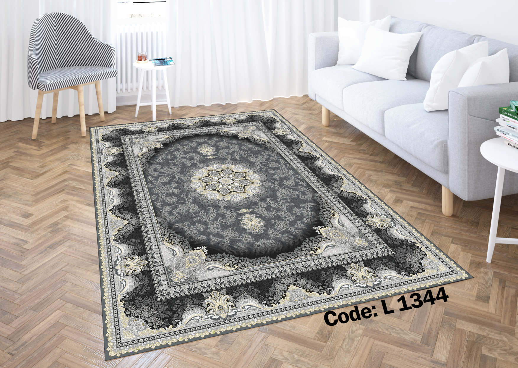 روفرشی کشدار (کاور فرش) و فرشینه و پادری کالای خواب متین کد L 1344