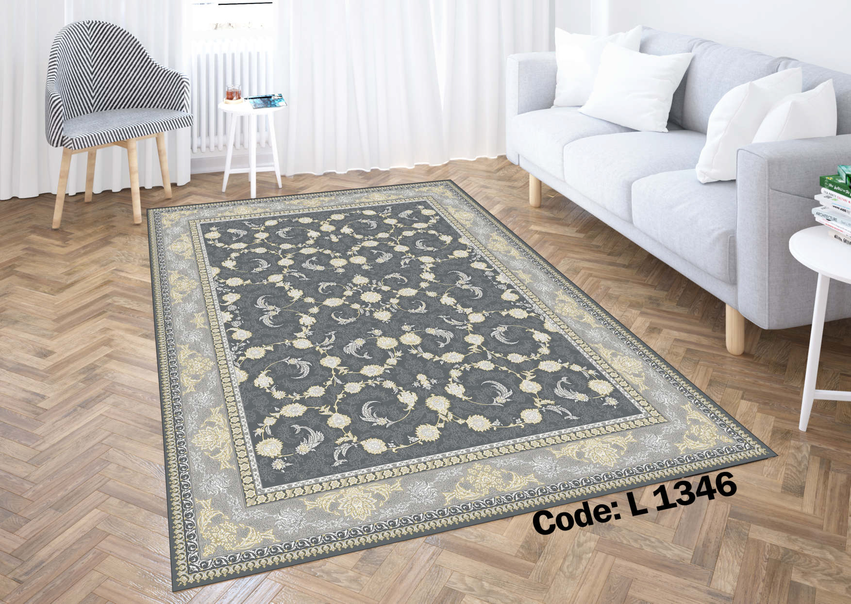 روفرشی کشدار (کاور فرش) و فرشینه و پادری کالای خواب متین کد L 1346