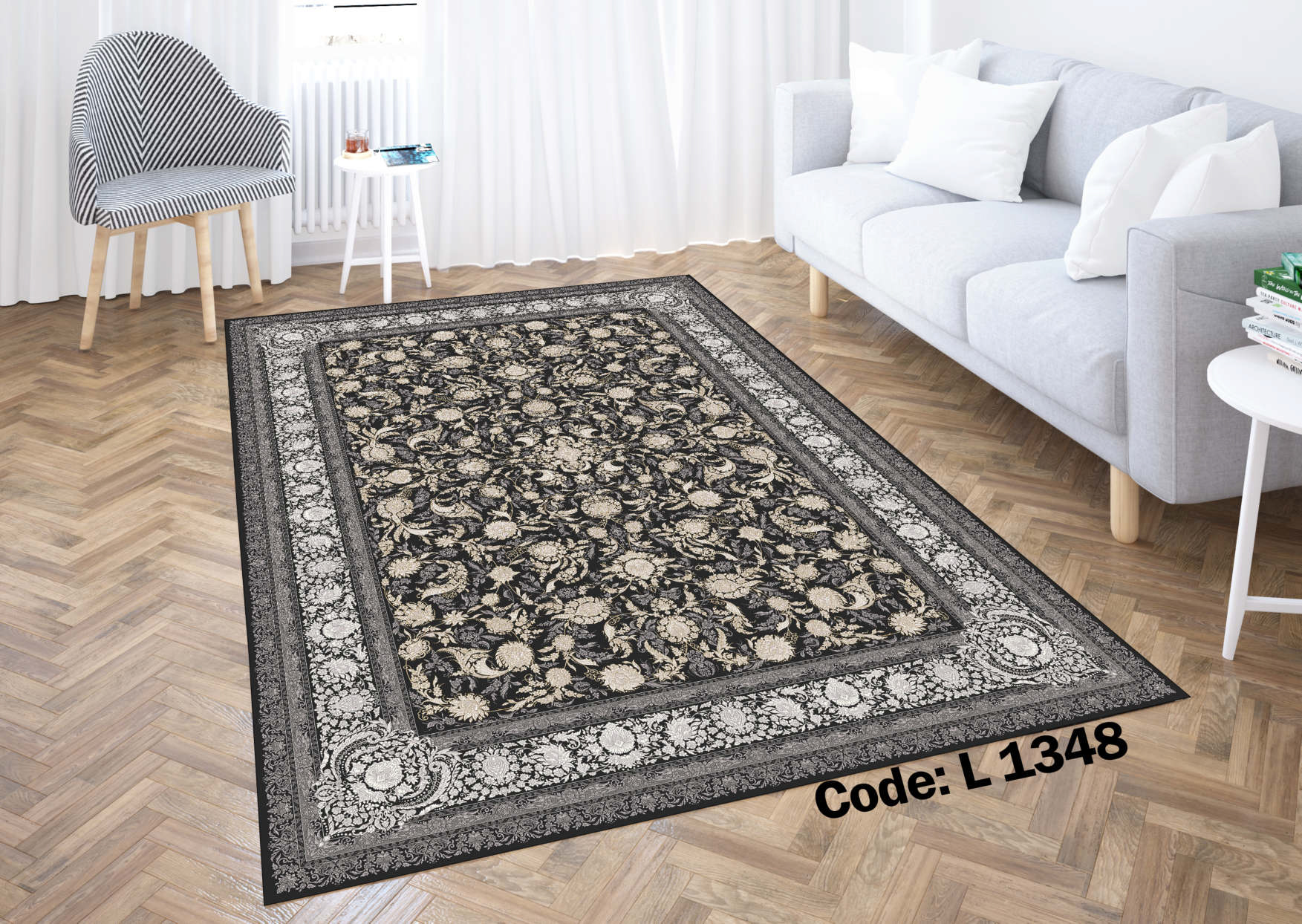 روفرشی کشدار (کاور فرش) و فرشینه و پادری کالای خواب متین کد L 1348
