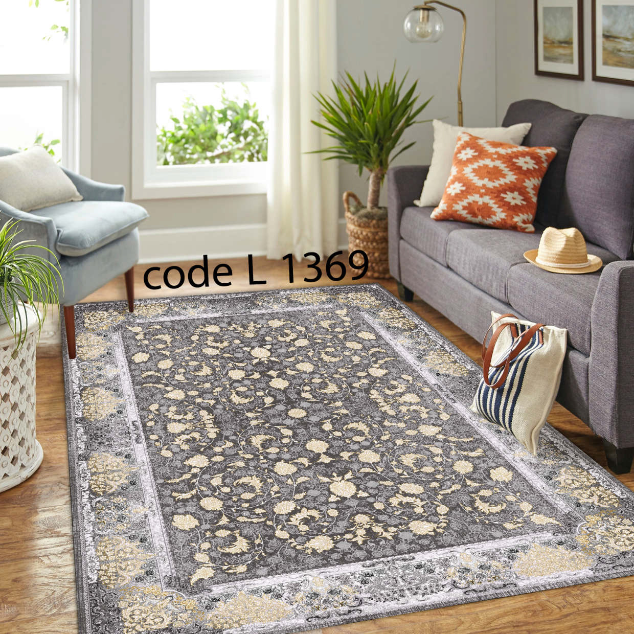 روفرشی کشدار (کاور فرش) و فرشینه و پادری کالای خواب متین کد L 1369