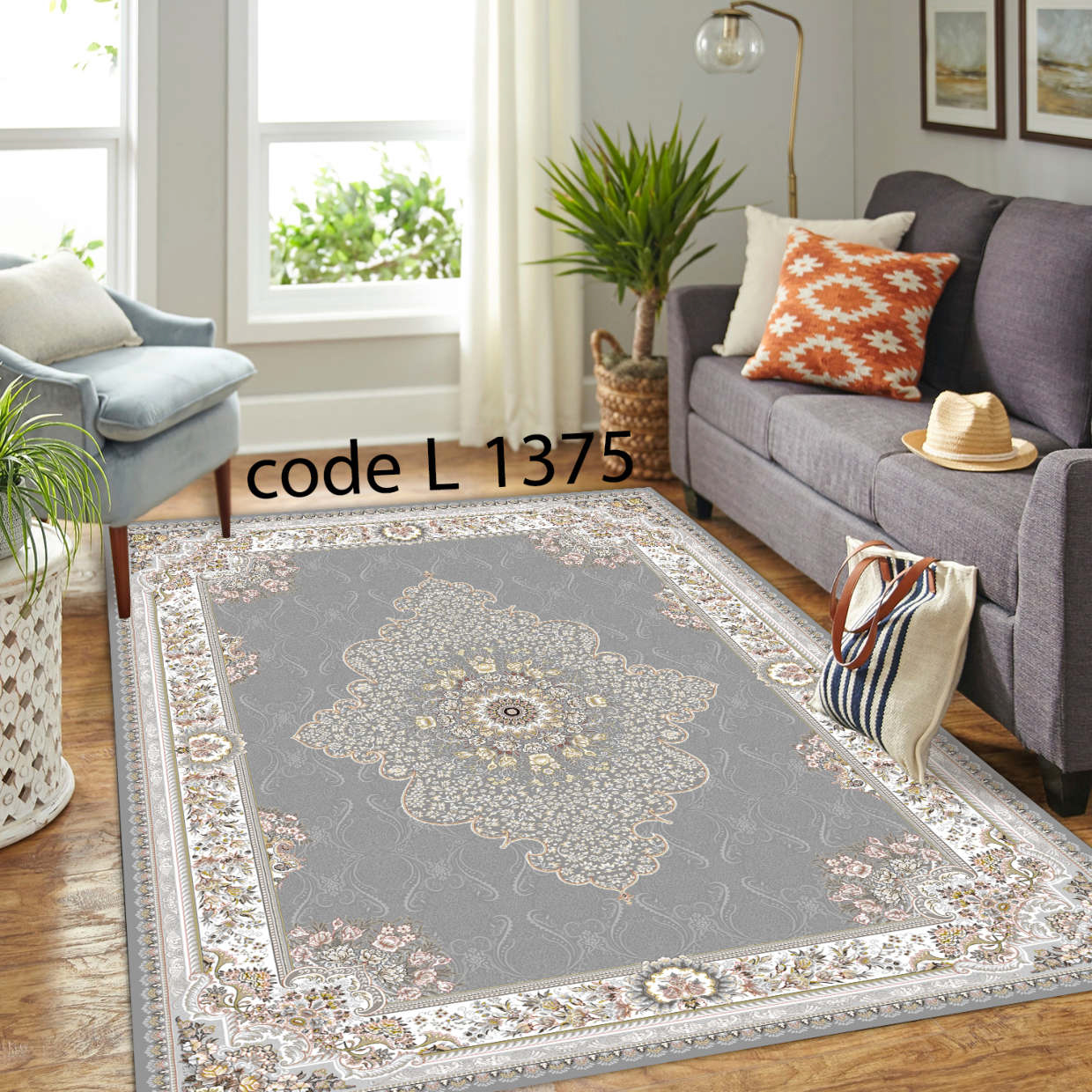 روفرشی کشدار (کاور فرش) و فرشینه و پادری کالای خواب متین کد L 1375