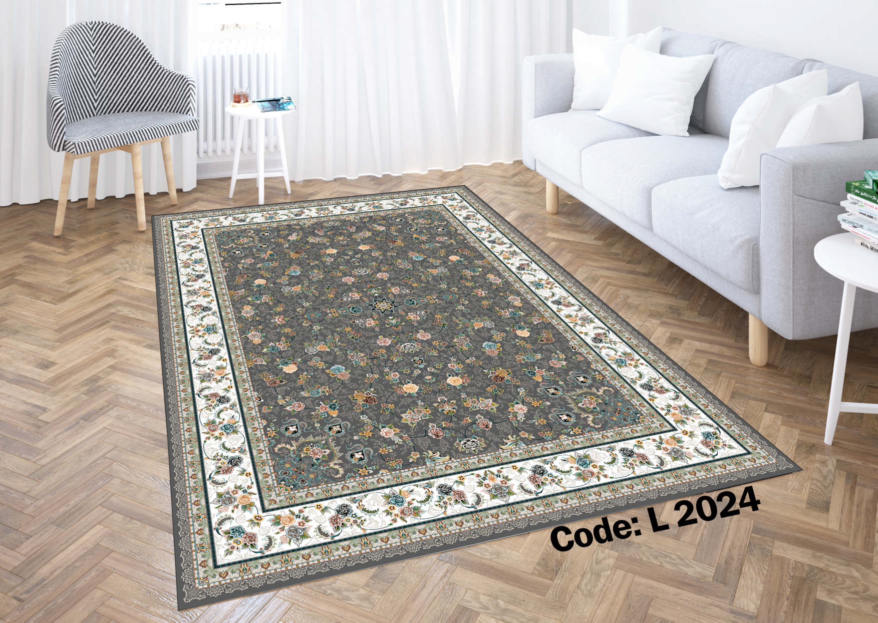 روفرشی کشدار (کاور فرش) و فرشینه و پادری کالای خواب متین کد L 2024