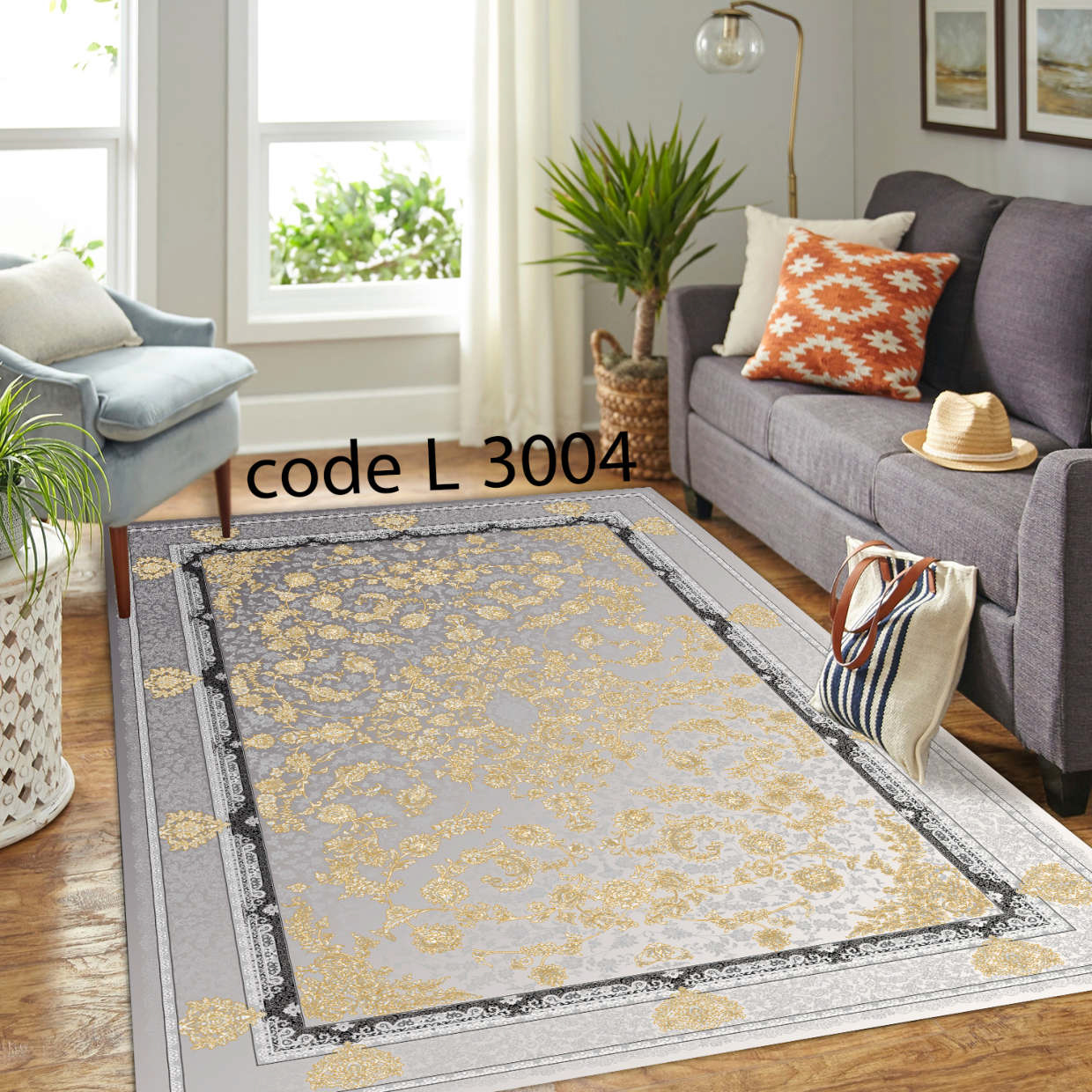 روفرشی کشدار (کاور فرش) و فرشینه و پادری کالای خواب متین کد L 3004