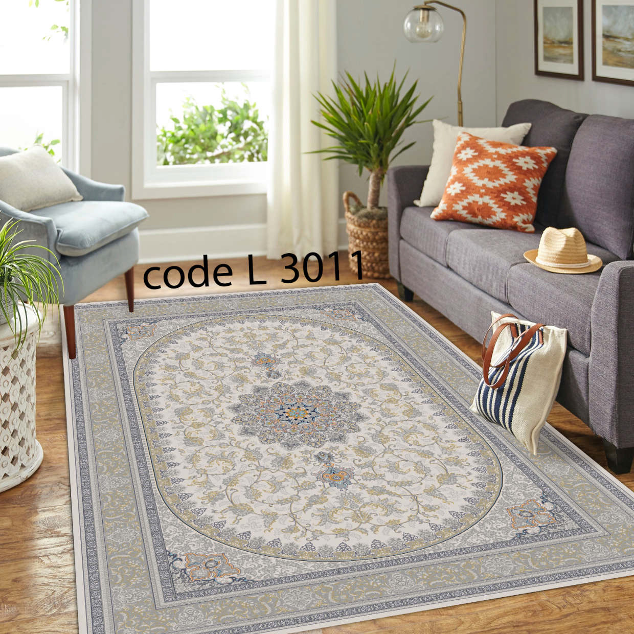 روفرشی کشدار (کاور فرش) و فرشینه و پادری کالای خواب متین کد L 3011