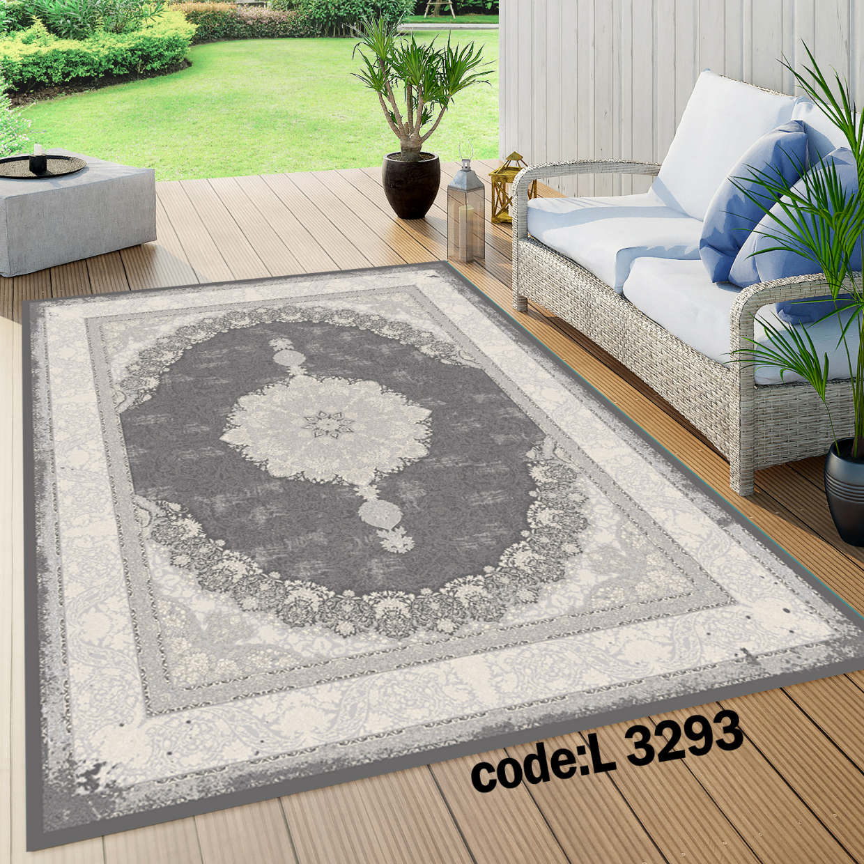 روفرشی کشدار (کاور فرش) و فرشینه و پادری کالای خواب متین کد L 3293