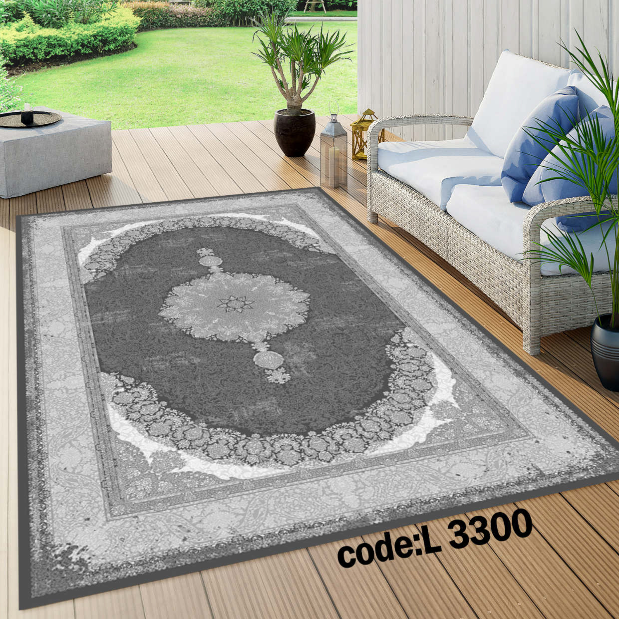 روفرشی کشدار (کاور فرش) و فرشینه و پادری کالای خواب متین کد L 3300