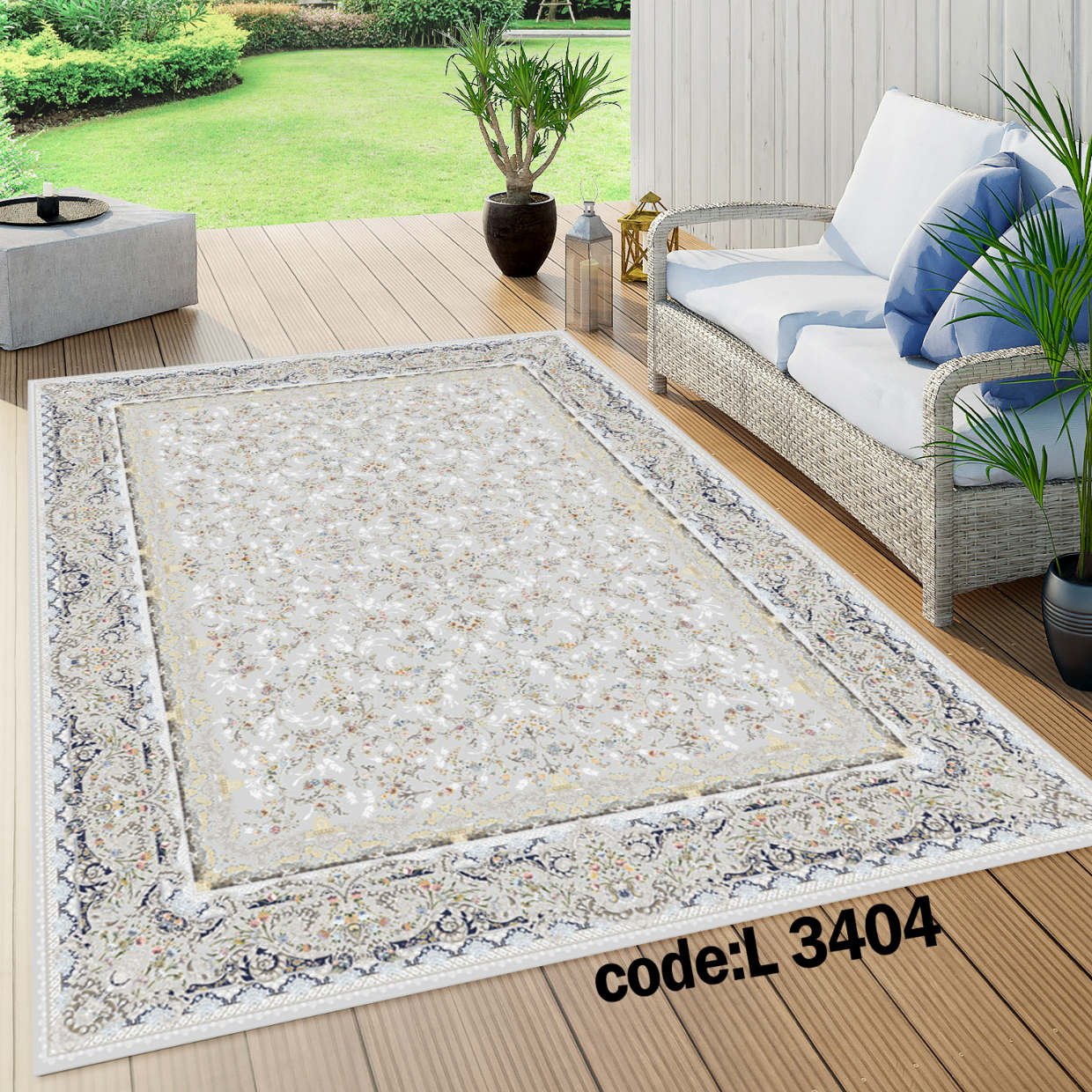 روفرشی کشدار (کاور فرش) و فرشینه و پادری کالای خواب متین کد L 3404