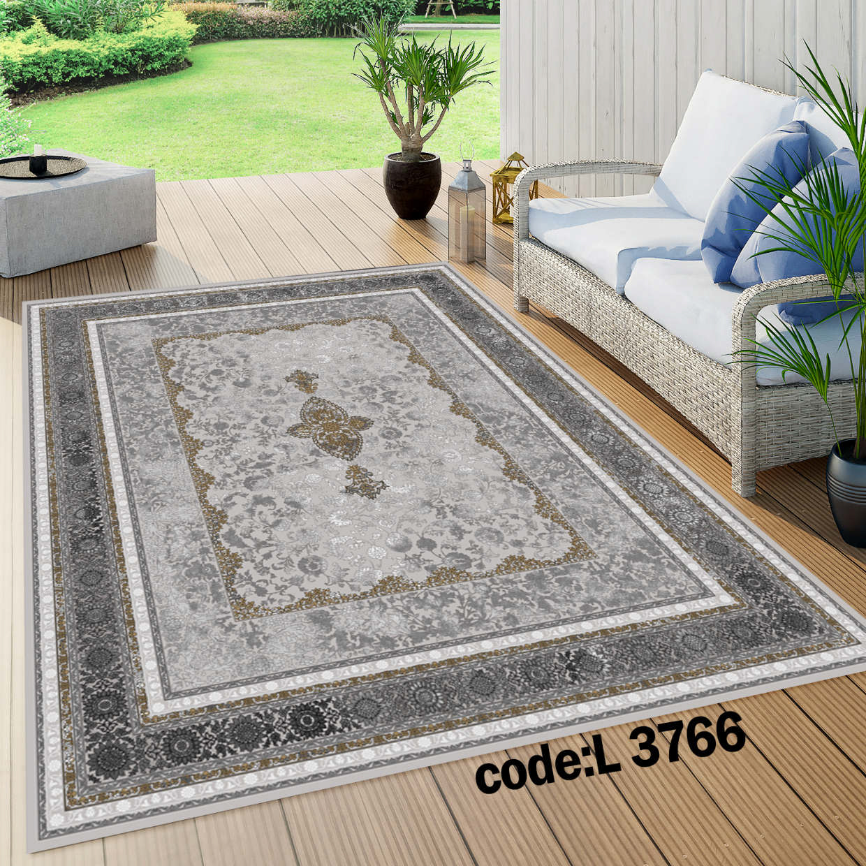 روفرشی کشدار (کاور فرش) و فرشینه و پادری کالای خواب متین کد L 3766