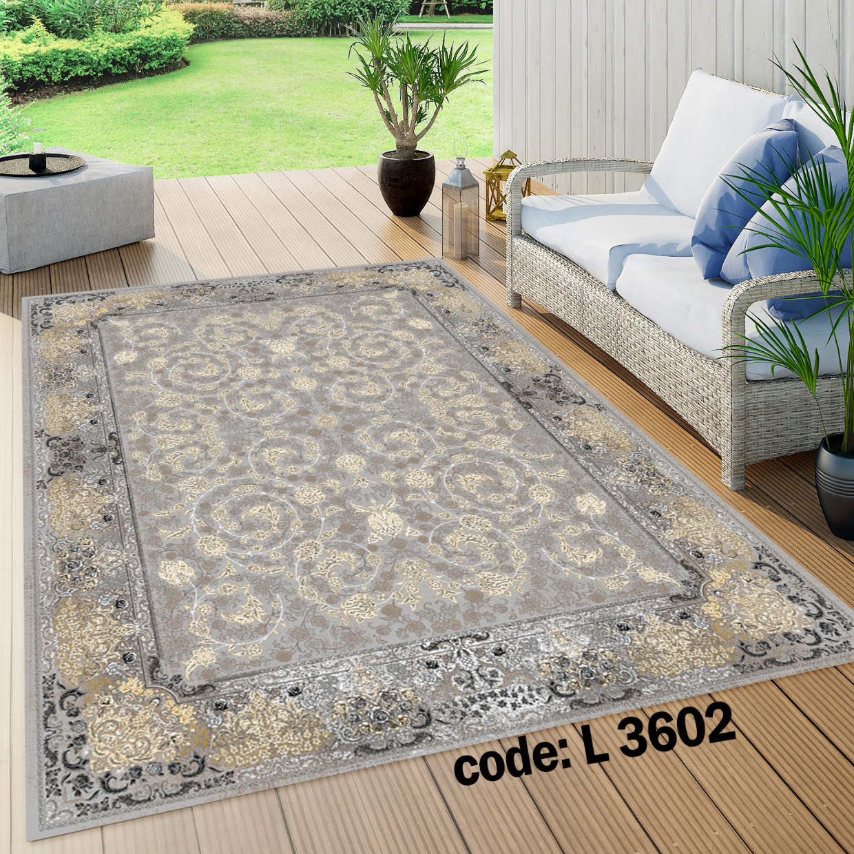 روفرشی کشدار (کاور فرش) و فرشینه و پادری کالای خواب متین کد L 3602