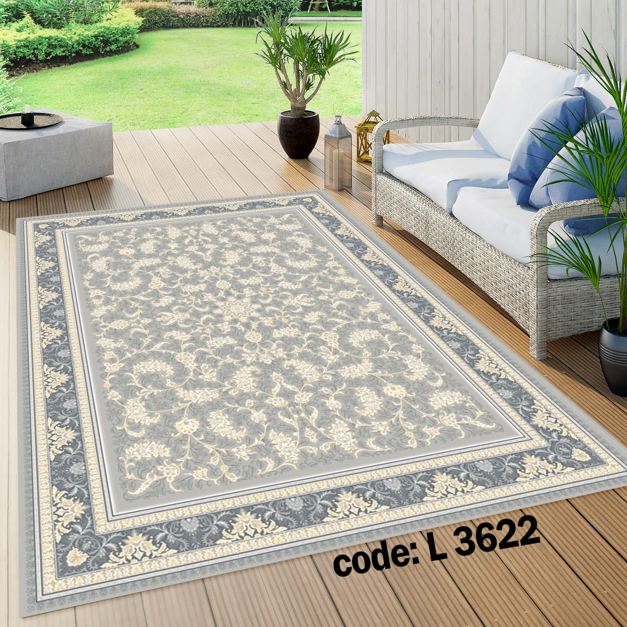 روفرشی کشدار (کاور فرش) و فرشینه و پادری کالای خواب متین کد L 3622