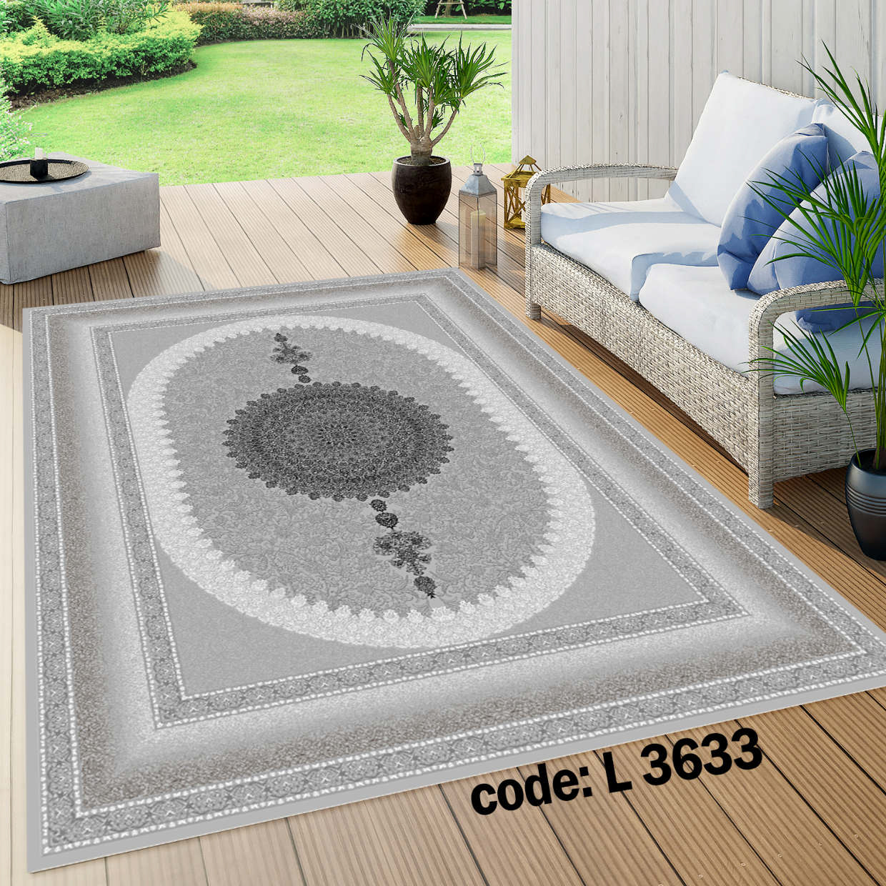 روفرشی کشدار (کاور فرش) و فرشینه و پادری کالای خواب متین کد L 3633