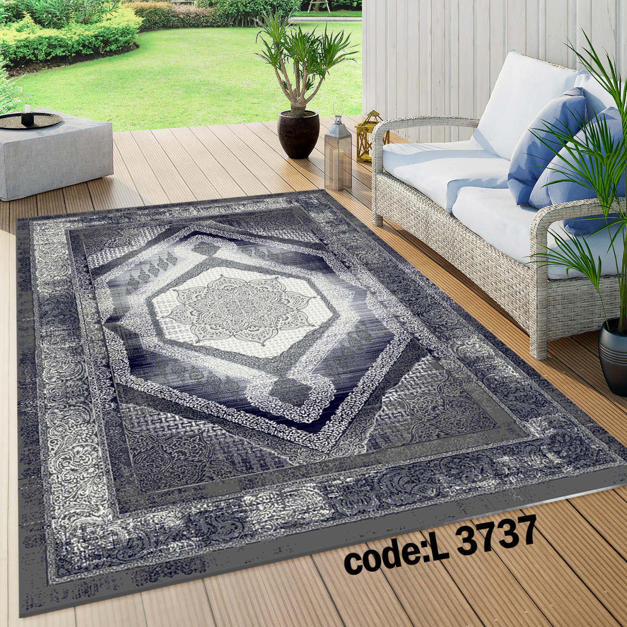 روفرشی کشدار (کاور فرش) و فرشینه و پادری کالای خواب متین کد L 3737