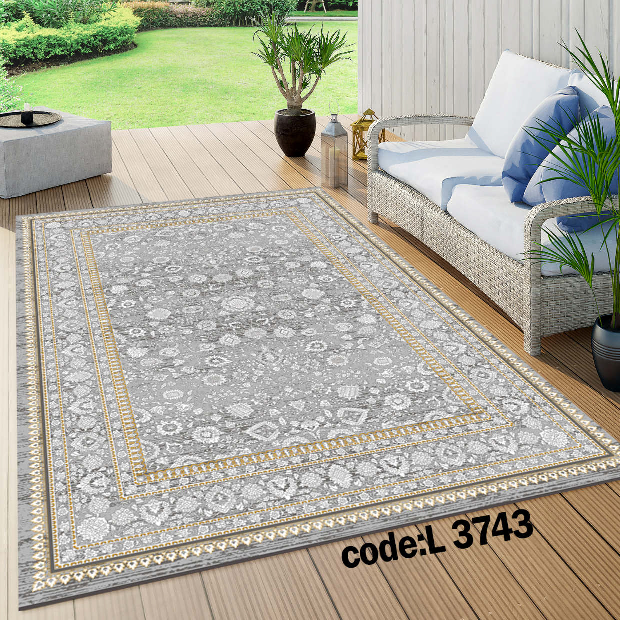 روفرشی کشدار (کاور فرش) و فرشینه و پادری کالای خواب متین کد L 3743
