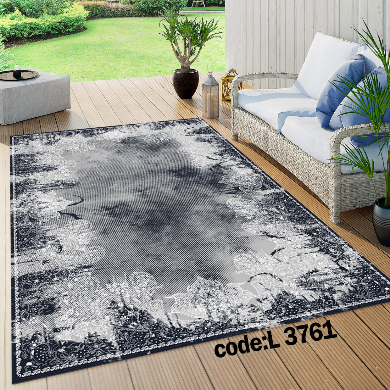 روفرشی کشدار (کاور فرش) و فرشینه و پادری کالای خواب متین کد L 3761