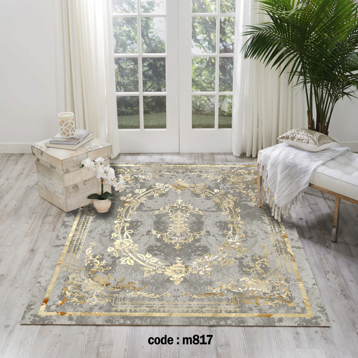 روفرشی کشدار (کاور فرش) و فرشینه و پادری کالای خواب متین کد m 817