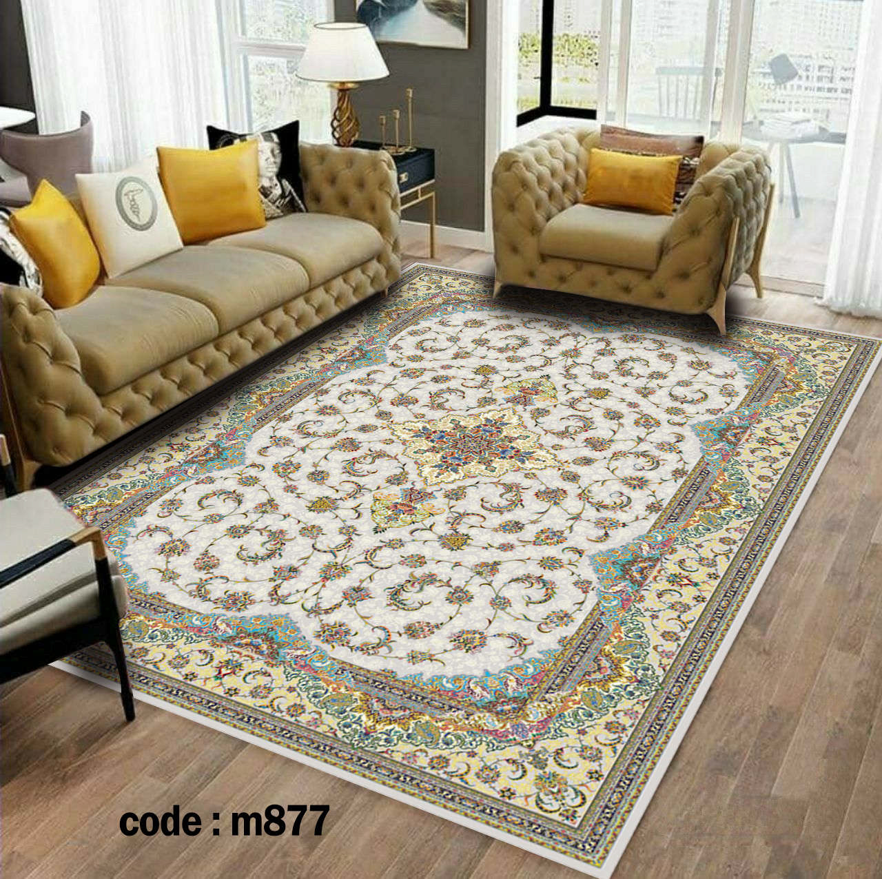 روفرشی کشدار (کاور فرش) و فرشینه و پادری کالای خواب متین کد m 877