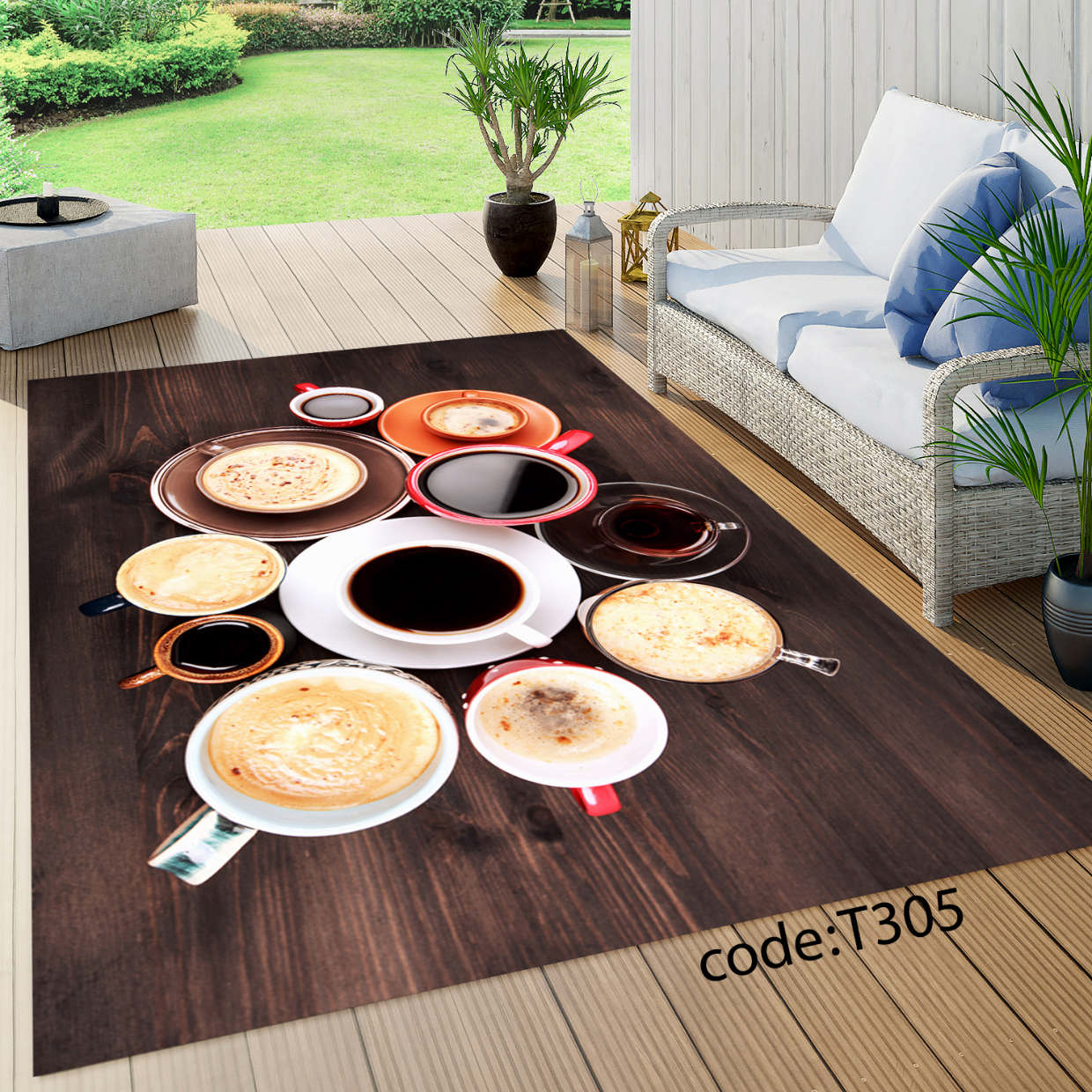 روفرشی کشدار (کاور فرش) و فرشینه و پادری کالای خواب متین کد T305