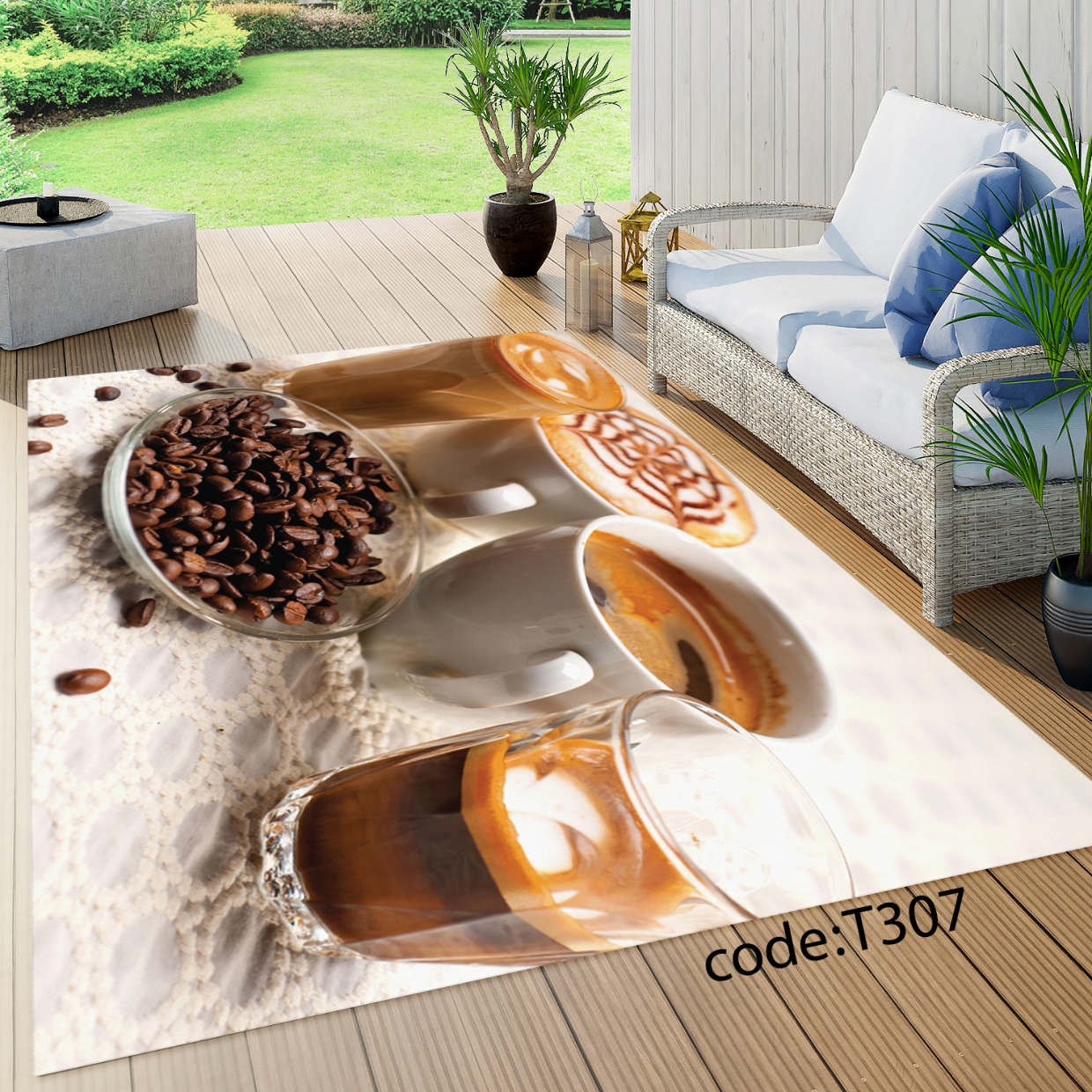 روفرشی کشدار (کاور فرش) و فرشینه و پادری کالای خواب متین کد T307