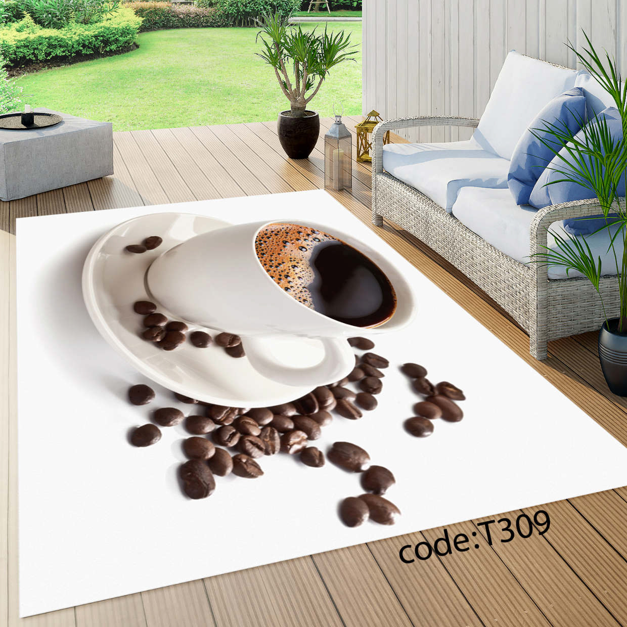 روفرشی کشدار (کاور فرش) و فرشینه و پادری کالای خواب متین کد T 309