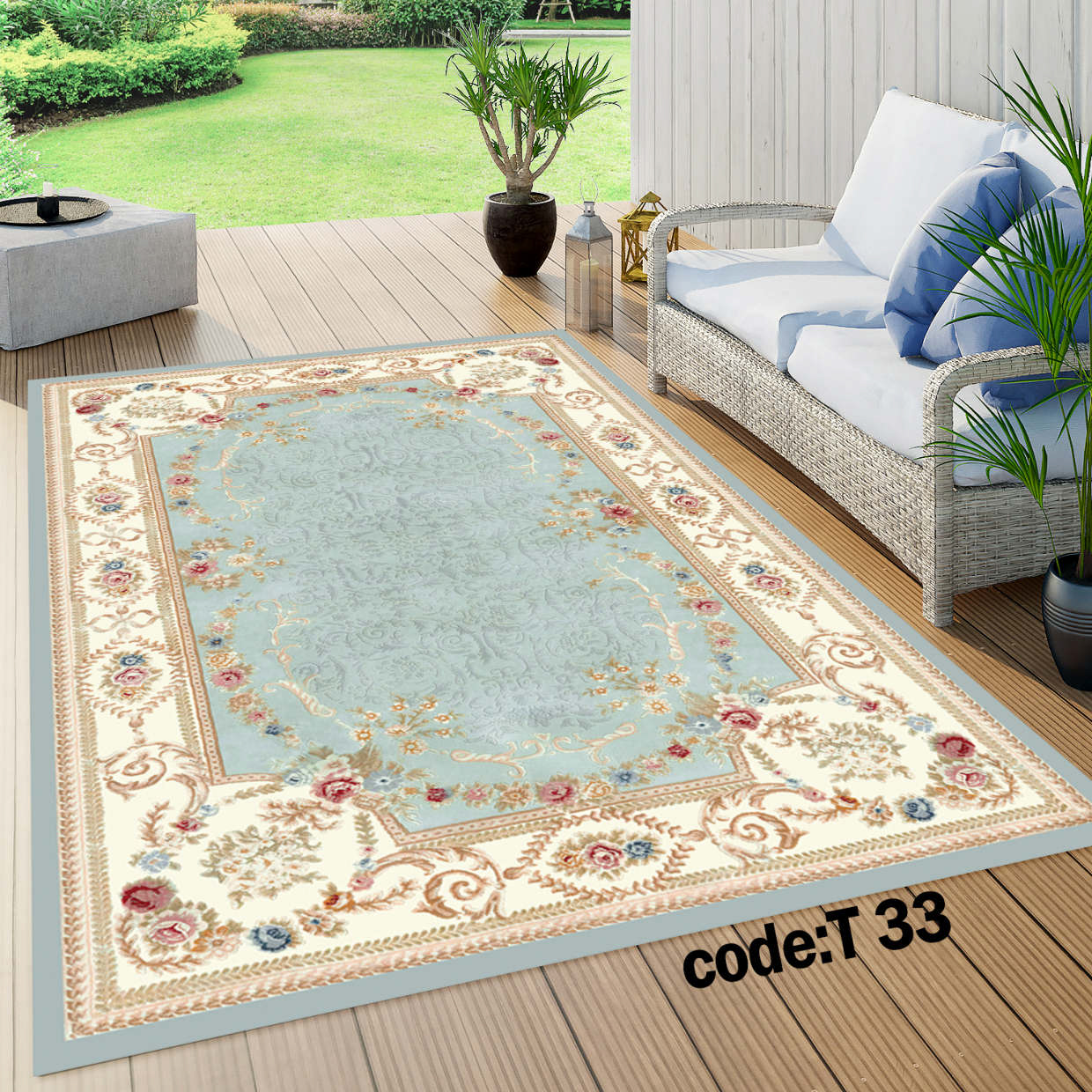 روفرشی کشدار (کاور فرش) و فرشینه و پادری کالای خواب متین کد T 33