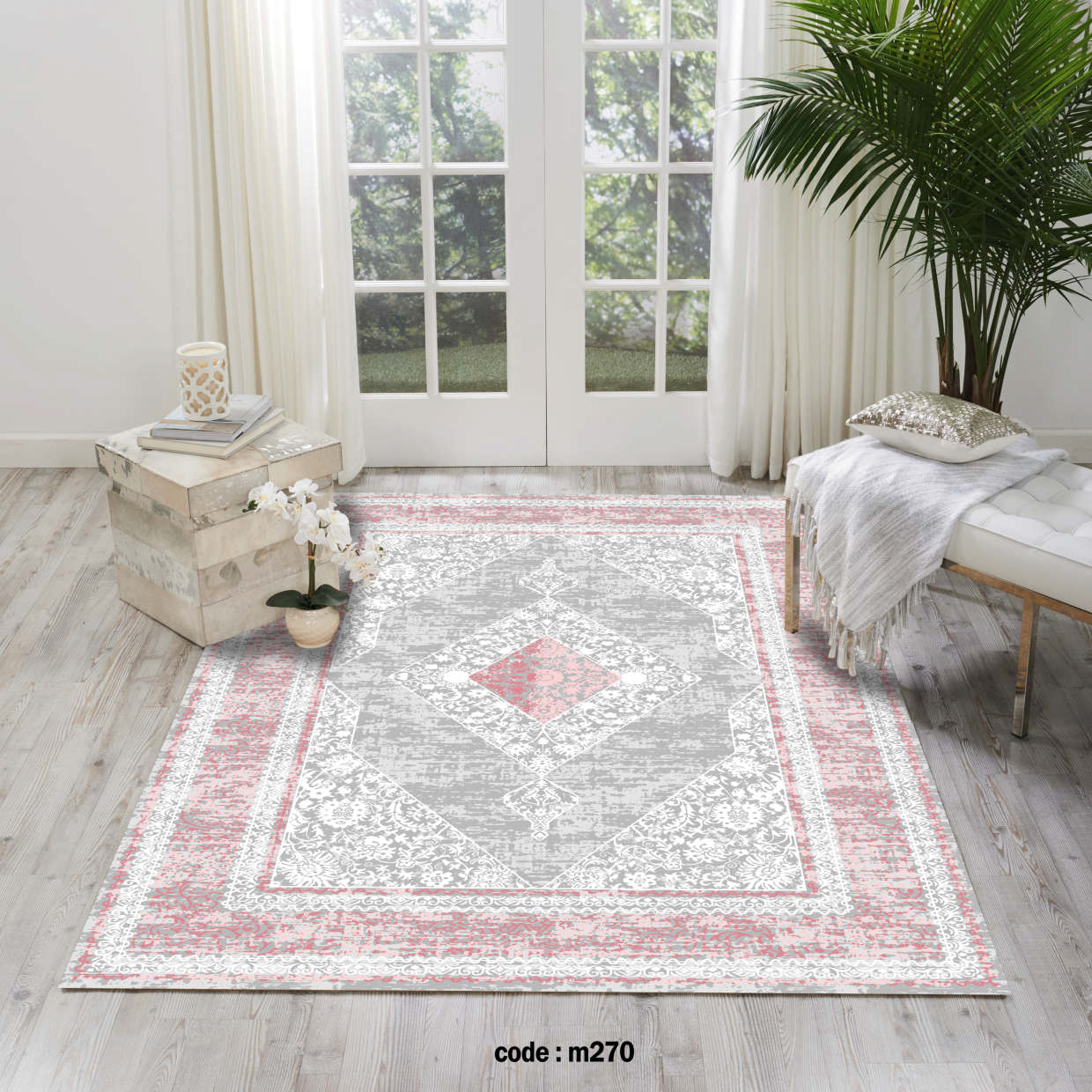 روفرشی کشدار (کاور فرش) و فرشینه و پادری کالای خواب متین کد m 270