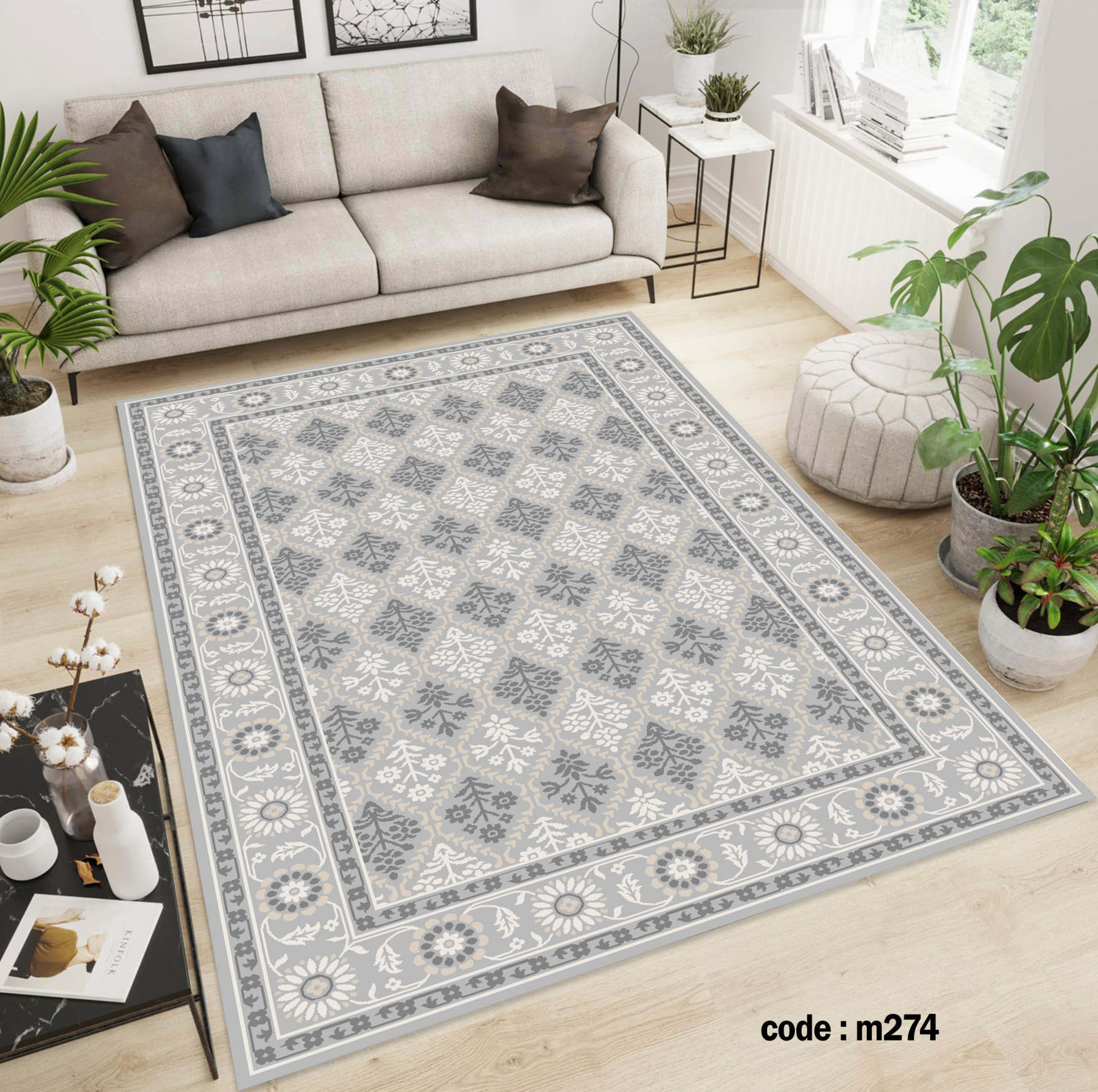 روفرشی کشدار (کاور فرش) و فرشینه و پادری کالای خواب متین کد m 274
