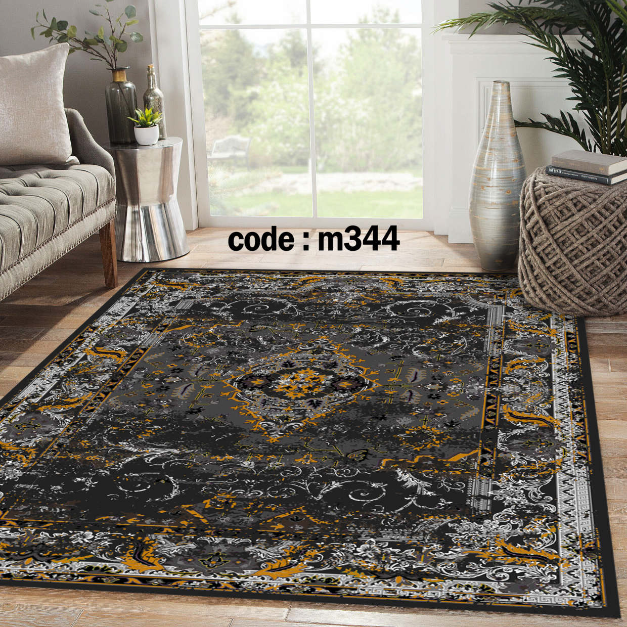روفرشی کشدار (کاور فرش) و فرشینه و پادری کالای خواب متین کد m 344