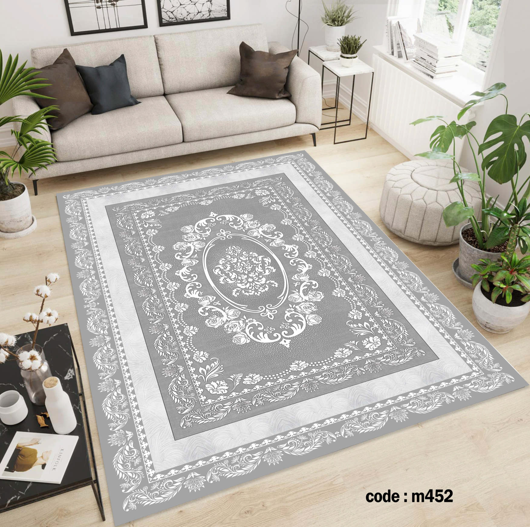 روفرشی کشدار (کاور فرش) و فرشینه و پادری کالای خواب متین کد m 452