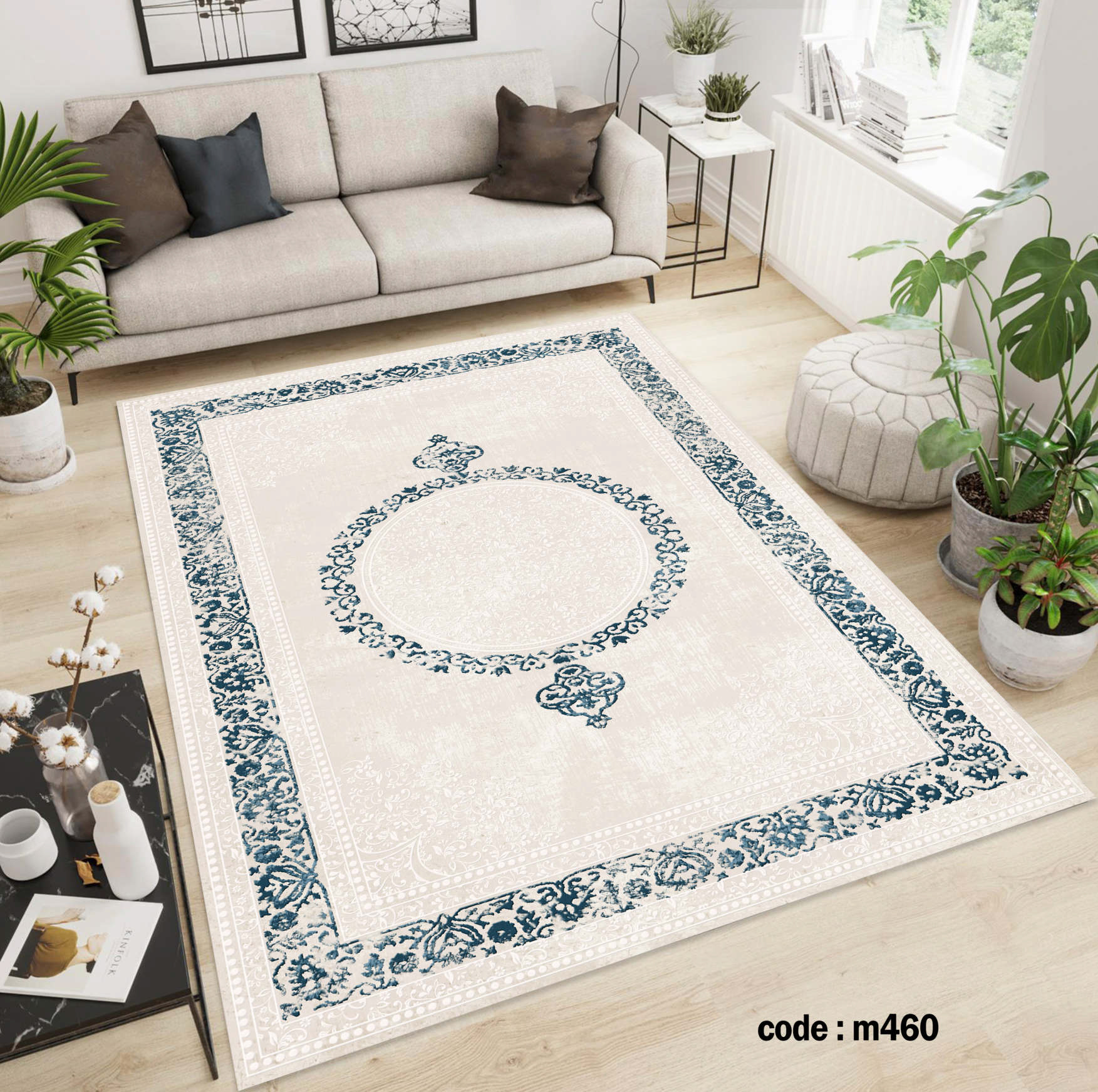 روفرشی کشدار (کاور فرش) و فرشینه و پادری کالای خواب متین کد m 460