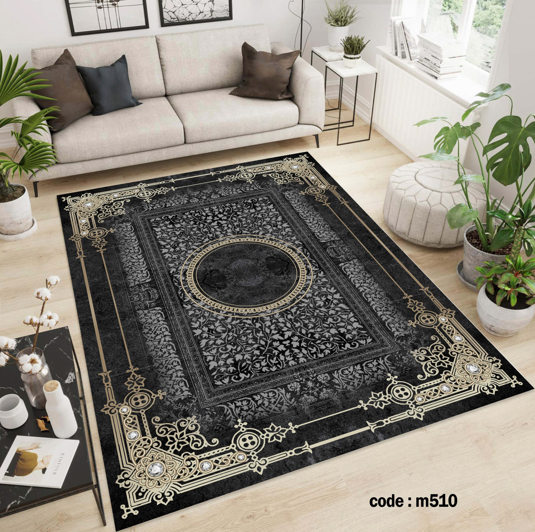 روفرشی کشدار (کاور فرش) و فرشینه و پادری کالای خواب متین کد m 510