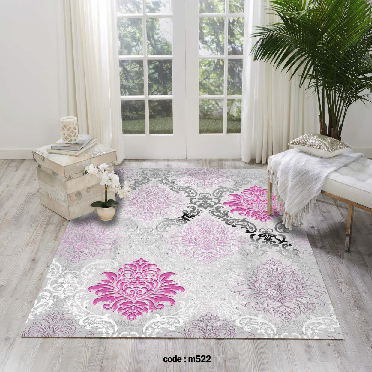 روفرشی کشدار (کاور فرش) و فرشینه و پادری کالای خواب متین کد m 522