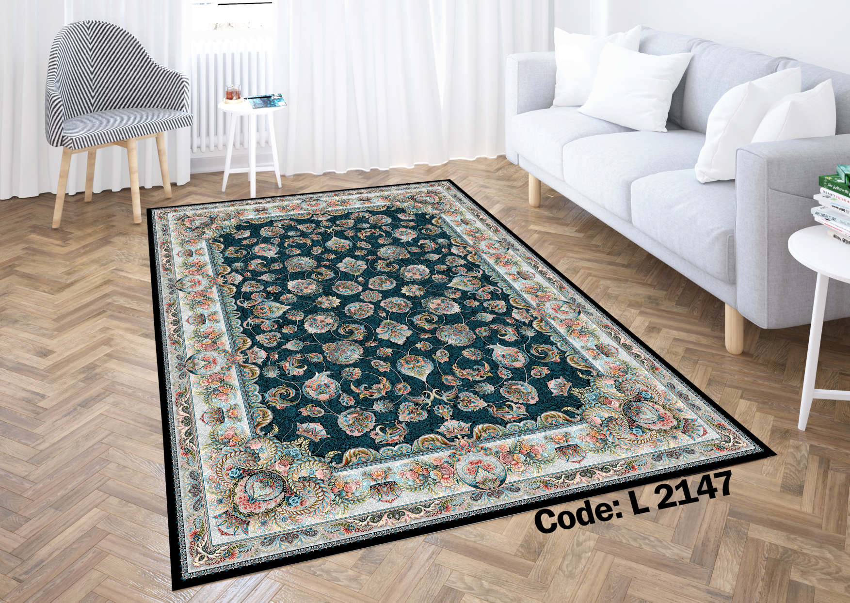 روفرشی کشدار (کاور فرش) و فرشینه و پادری کالای خواب متین کد L 2147