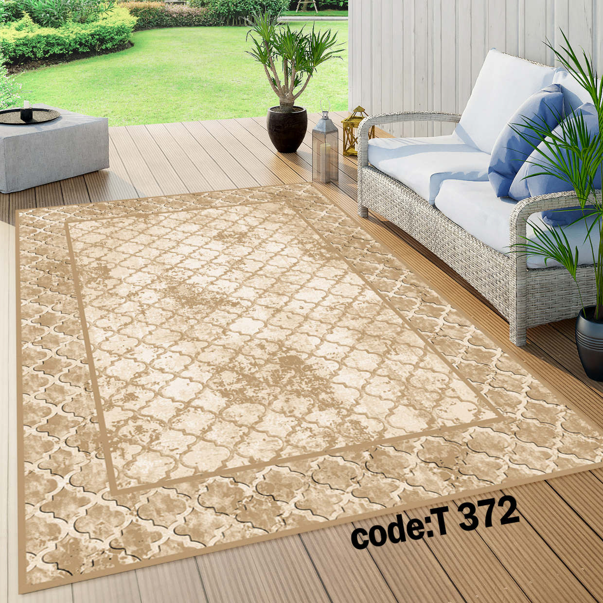 روفرشی کشدار (کاور فرش) و فرشینه و پادری کالای خواب متین کد T 372