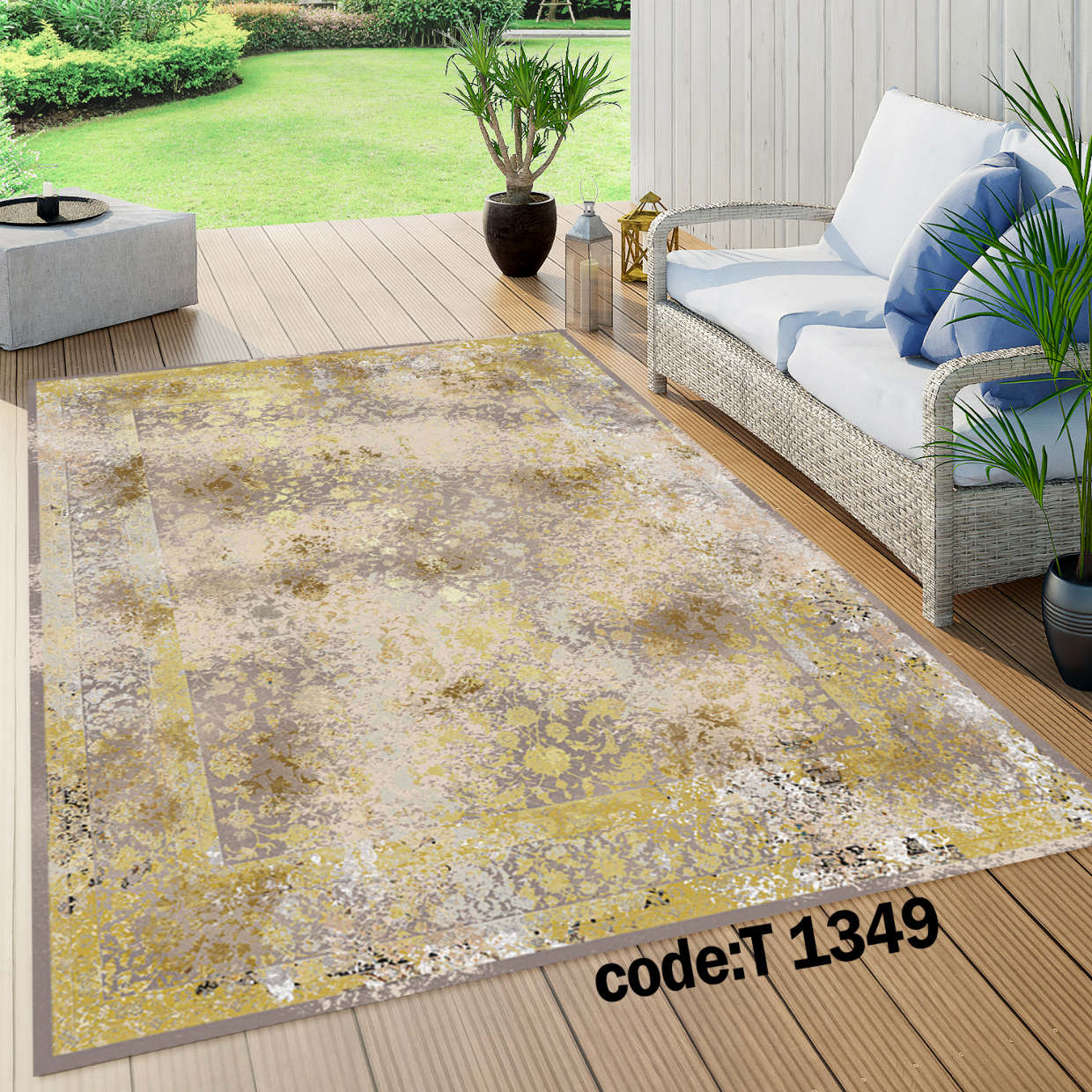 روفرشی کشدار (کاور فرش) و فرشینه و پادری کالای خواب متین کد T 1349