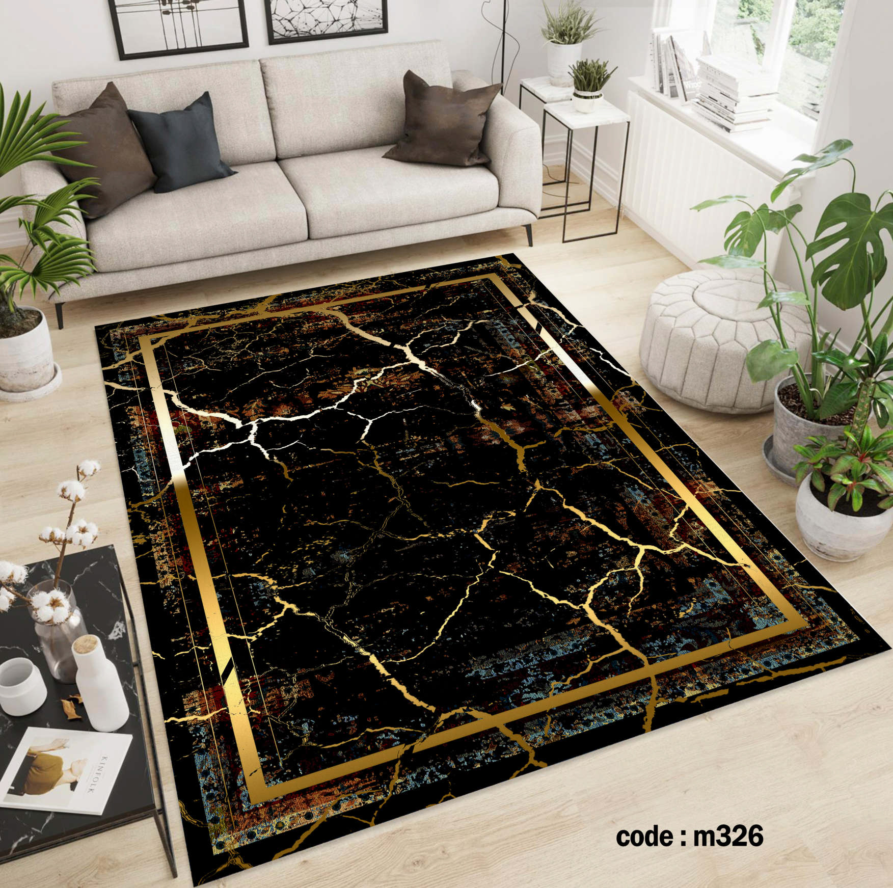 روفرشی کشدار (کاور فرش) و فرشینه و پادری کالای خواب متین کد m326