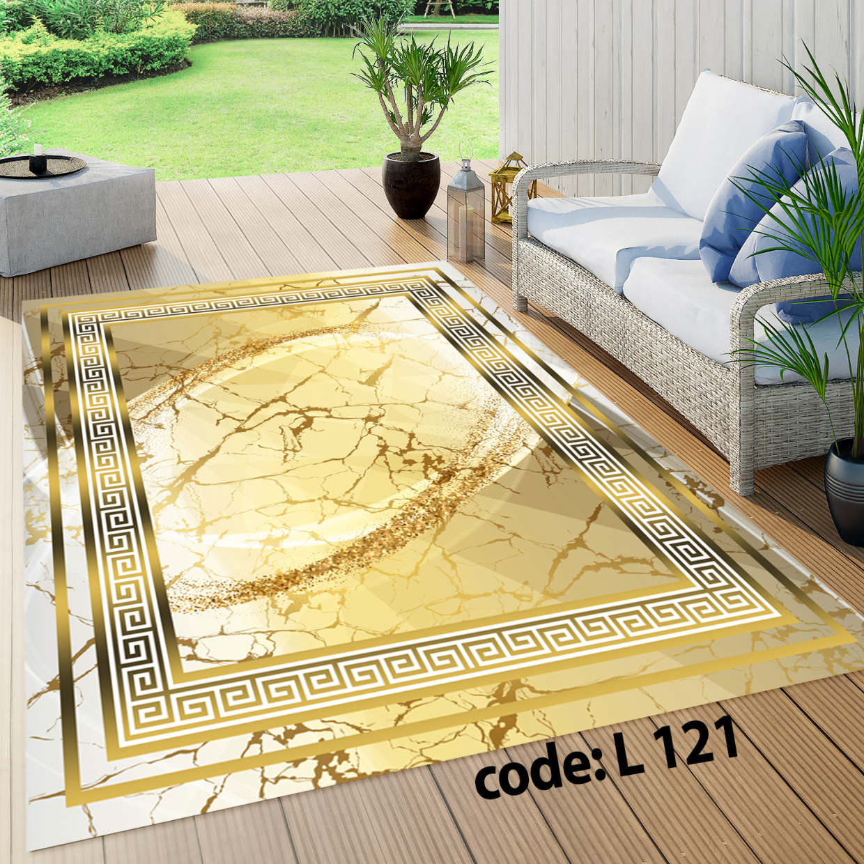 روفرشی کشدار (کاور فرش) و فرشینه و پادری کالای خواب متین کد L 121