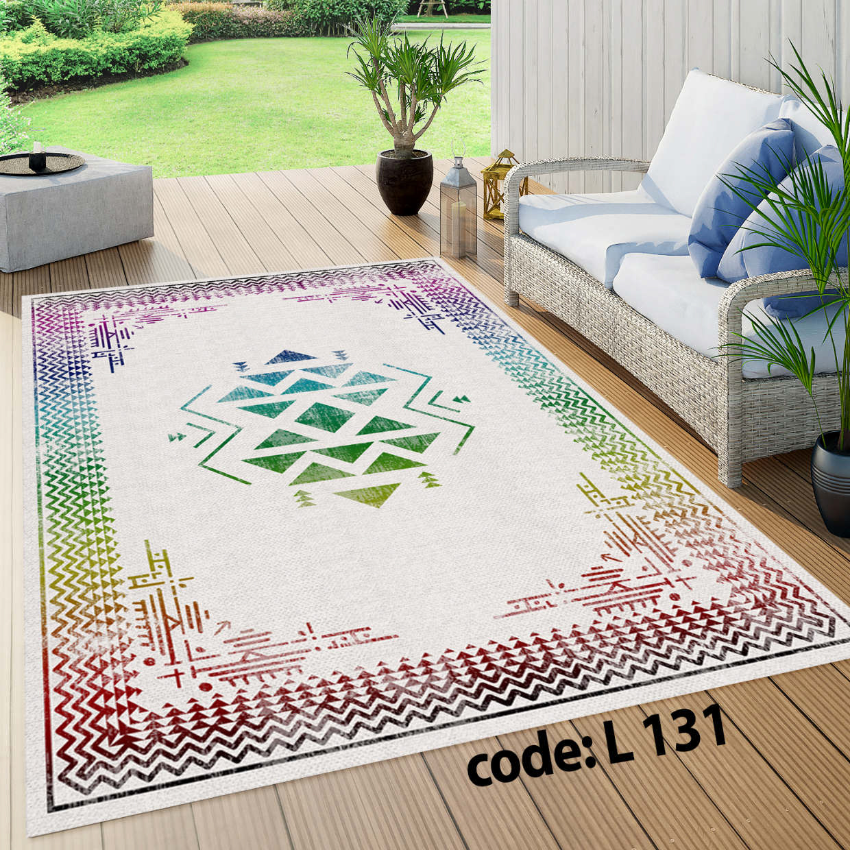 روفرشی کشدار (کاور فرش) و فرشینه و پادری کالای خواب متین کد L 131