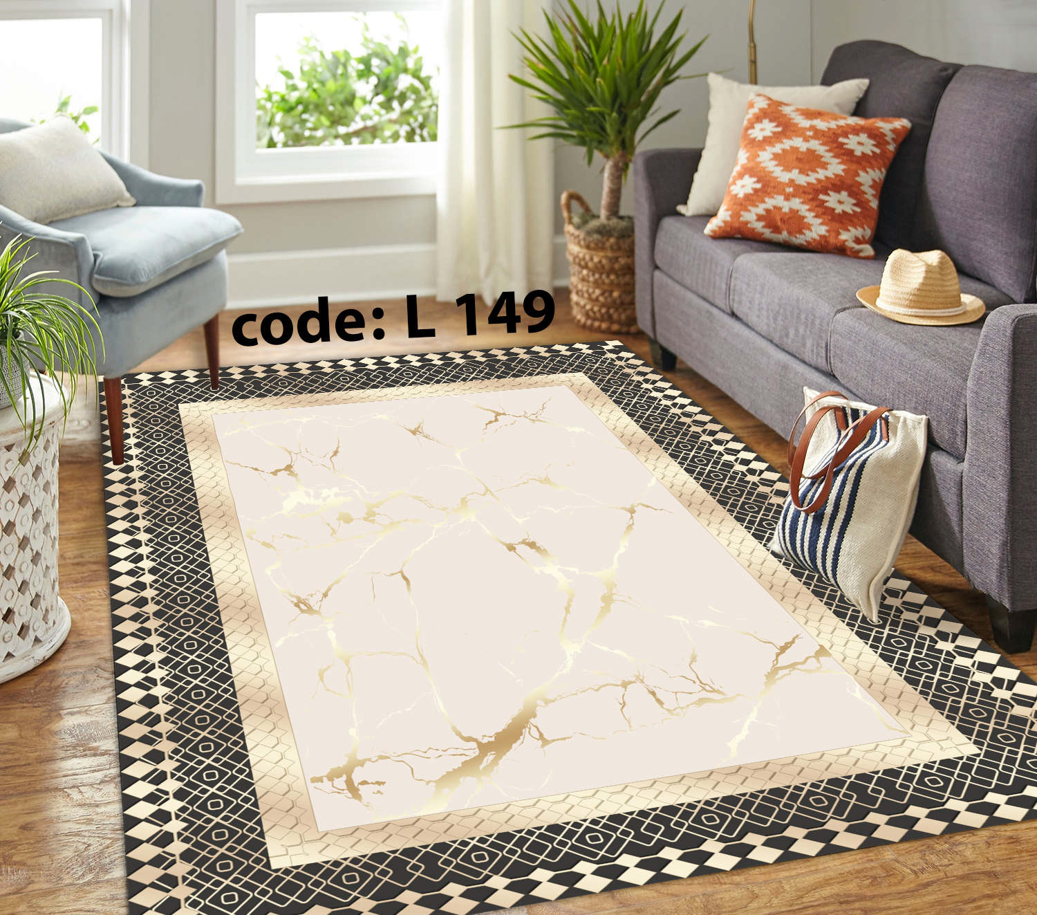 روفرشی کشدار (کاور فرش) و فرشینه و پادری کالای خواب متین کد L 149