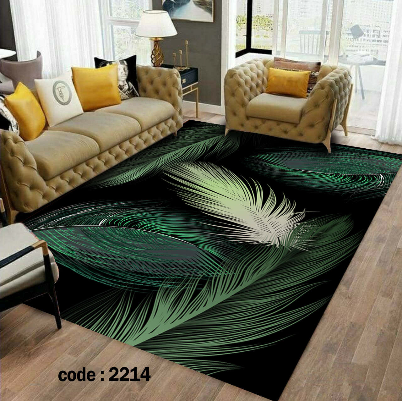 روفرشی کشدار (کاور فرش) و فرشینه و پادری کالای خواب متین کد 2214