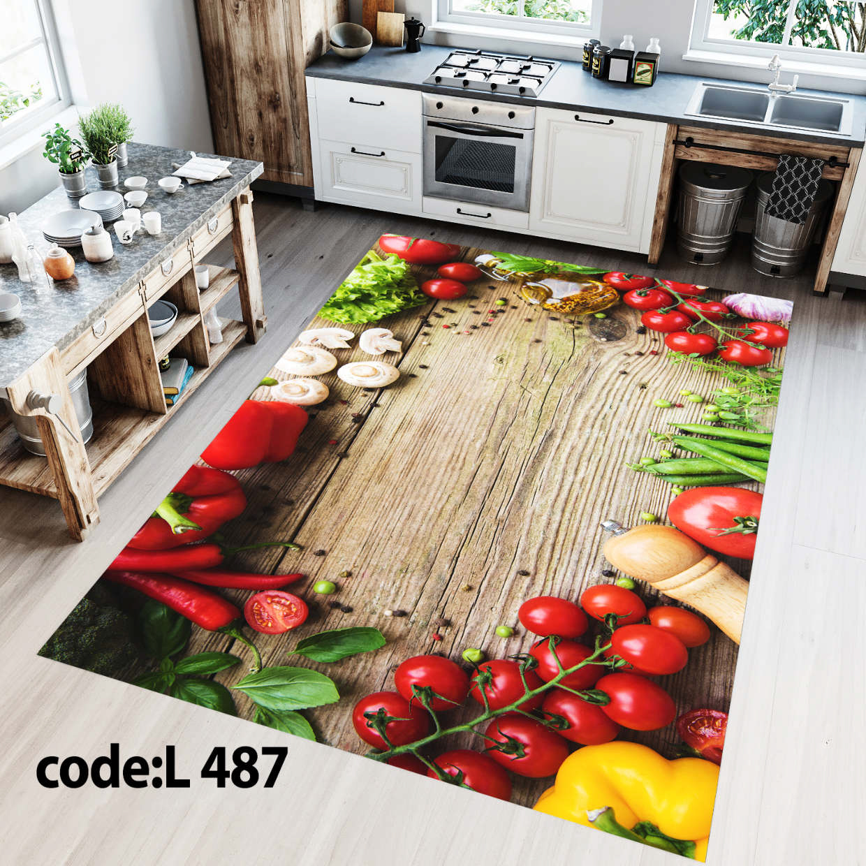 روفرشی کشدار (کاور فرش) و فرشینه و پادری کالای خواب متین کد L 487