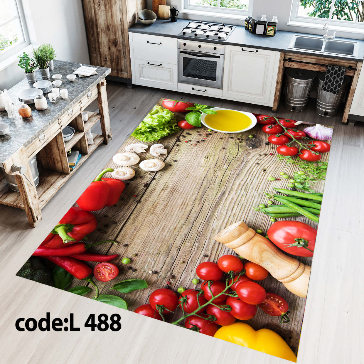 روفرشی کشدار (کاور فرش) و فرشینه و پادری کالای خواب متین کد L 488