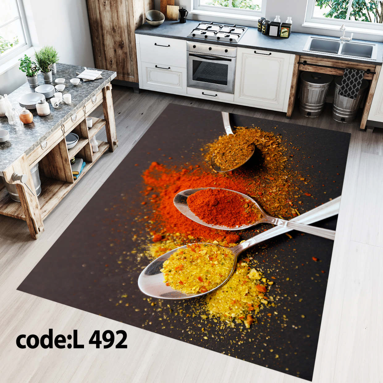 روفرشی کشدار (کاور فرش) و فرشینه و پادری کالای خواب متین کد L 492