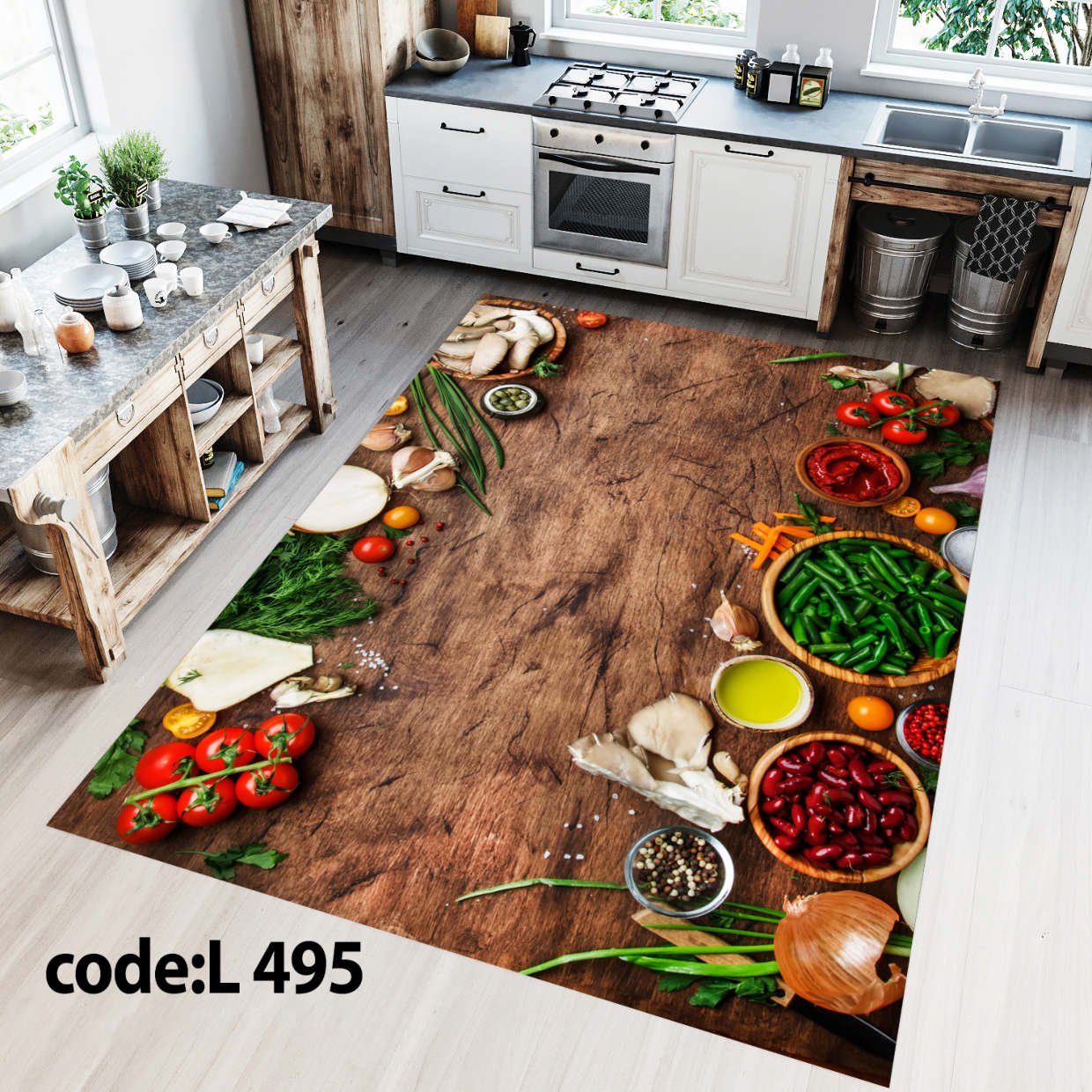 روفرشی کشدار (کاور فرش) و فرشینه و پادری کالای خواب متین کد L 495